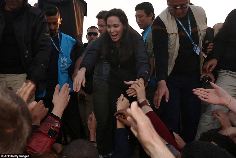 Angelina Jolie in Iraq